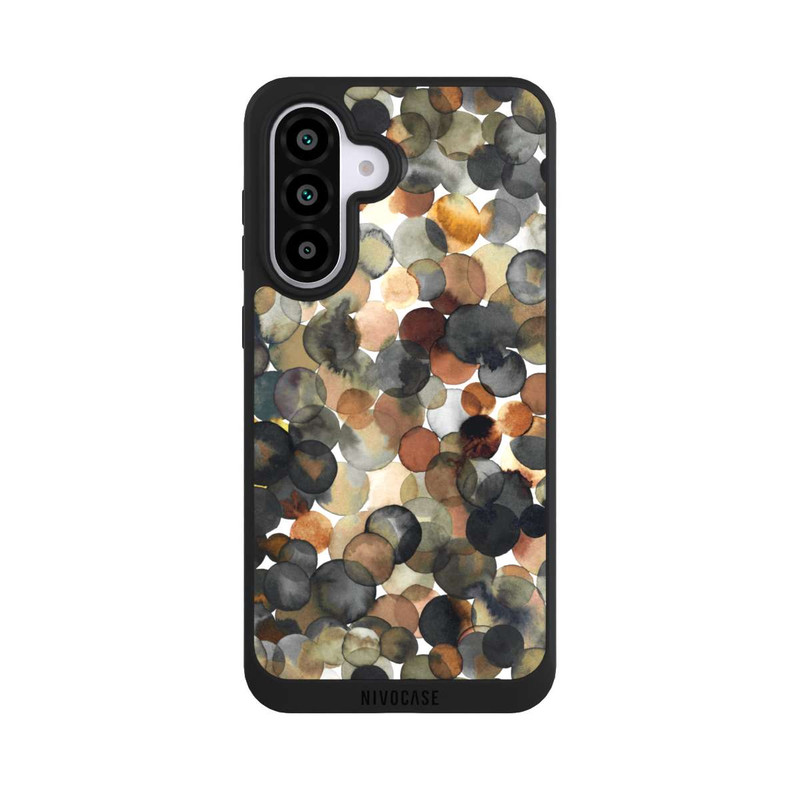 Galaxy A56 5G NIVOpure Watercolor Dots Brown Pattern