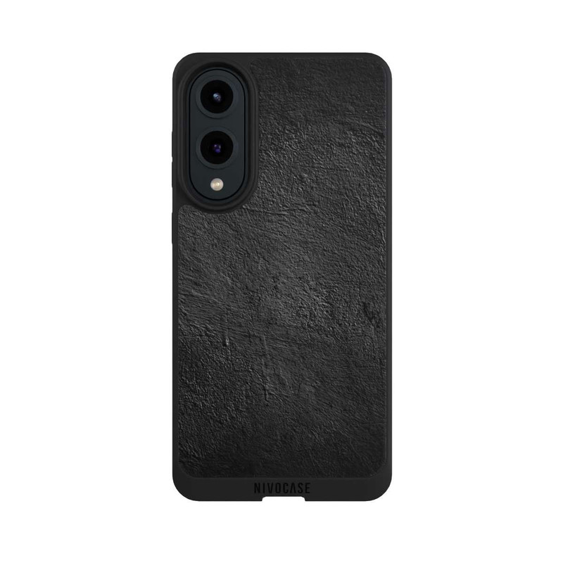 Galaxy S25 Edge NIVOpure Mur en Béton Noir