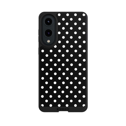 Samsung Galaxy S25 Edge NIVOpure Polka Dots Schwarz und Weiß