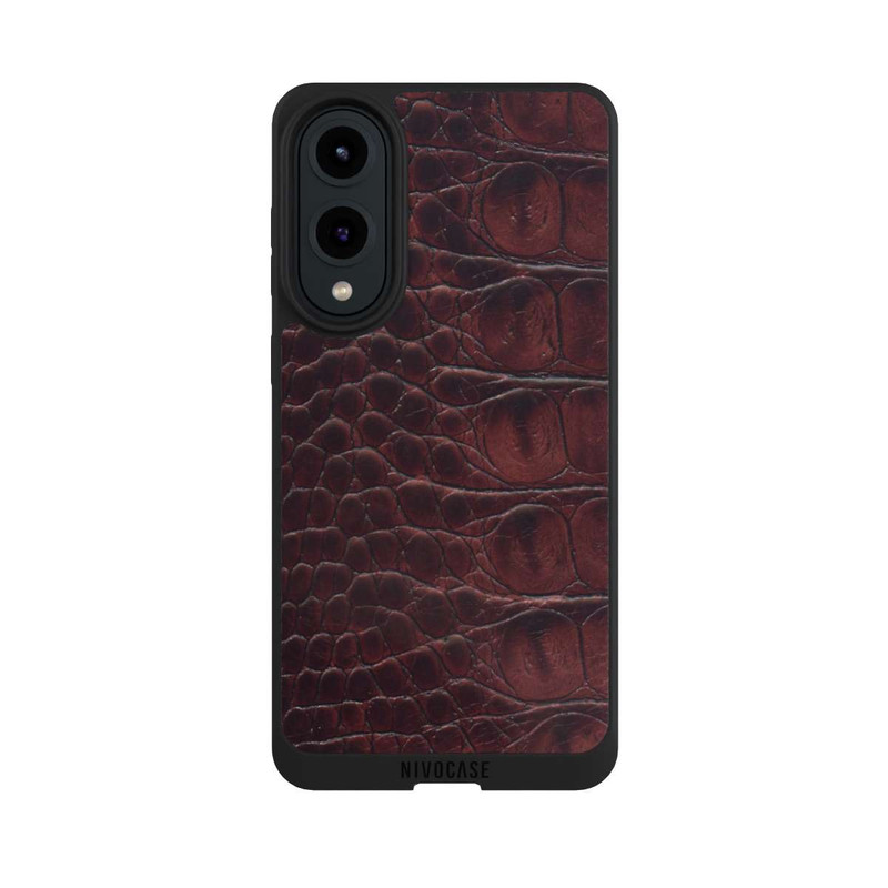 Galaxy S25 Edge NIVOpure Cuir de Crocodile