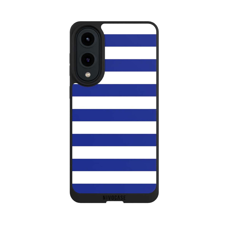 Galaxy S25 Edge NIVOpure Sailorstripes Blau
