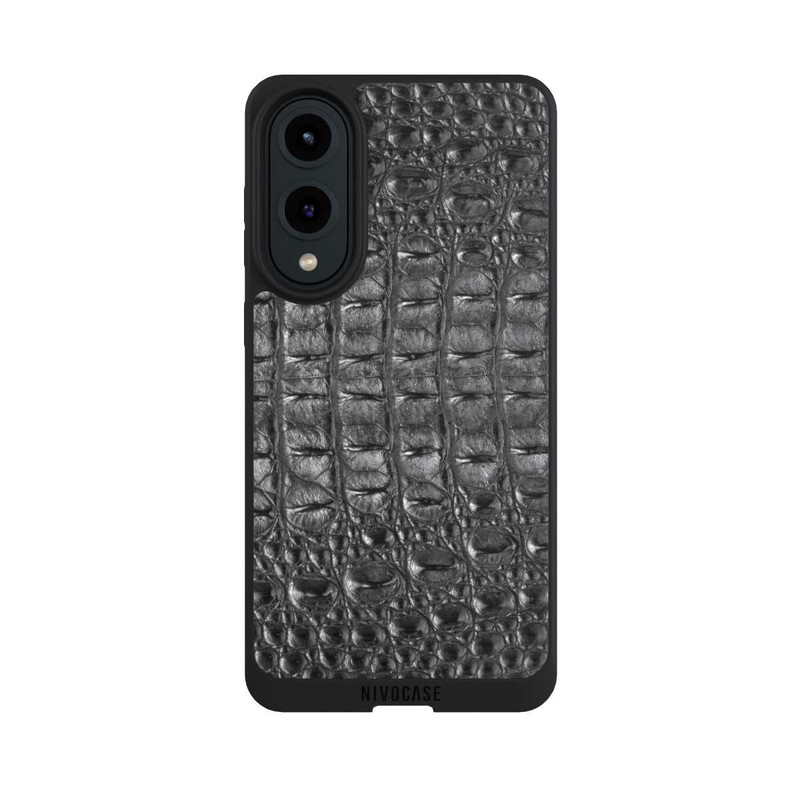Galaxy S25 Edge NIVOpure Croco Noir