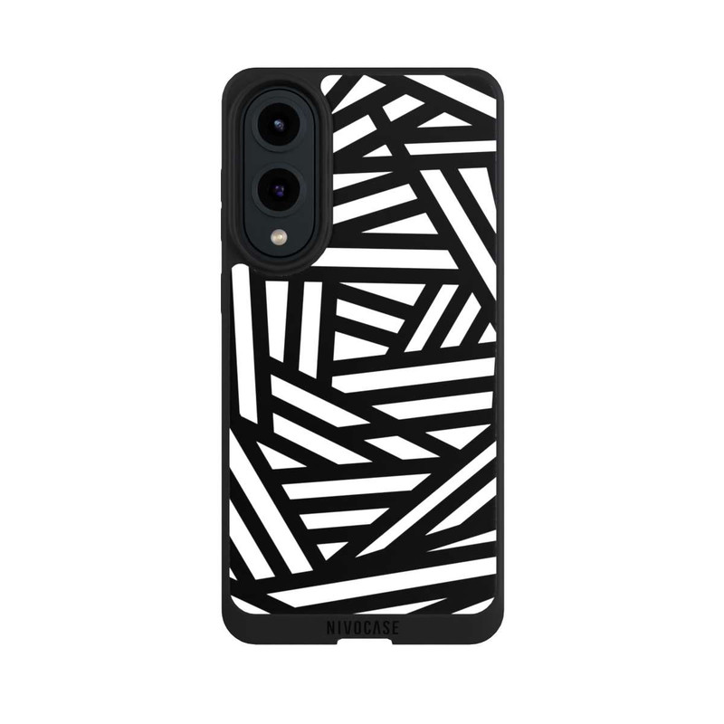 Galaxy S25 Edge NIVOpure Einfach schwarz und weiß1
