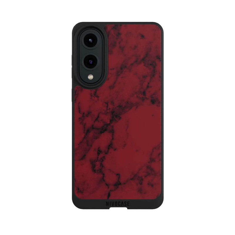 Galaxy S25 Edge NIVOpure Marbre Marsala