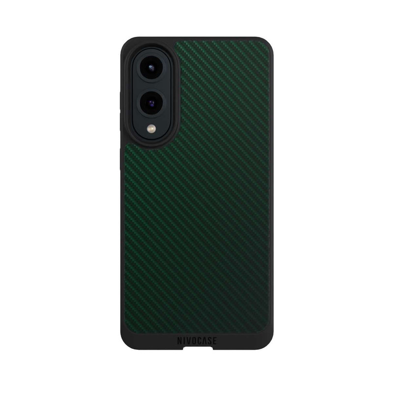 Galaxy S25 Edge NIVOpure British Racing Green Carbon