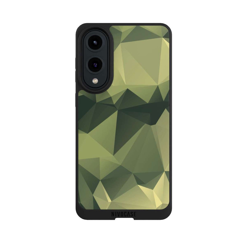 Galaxy S25 Edge NIVOpure Camouflage polygonal