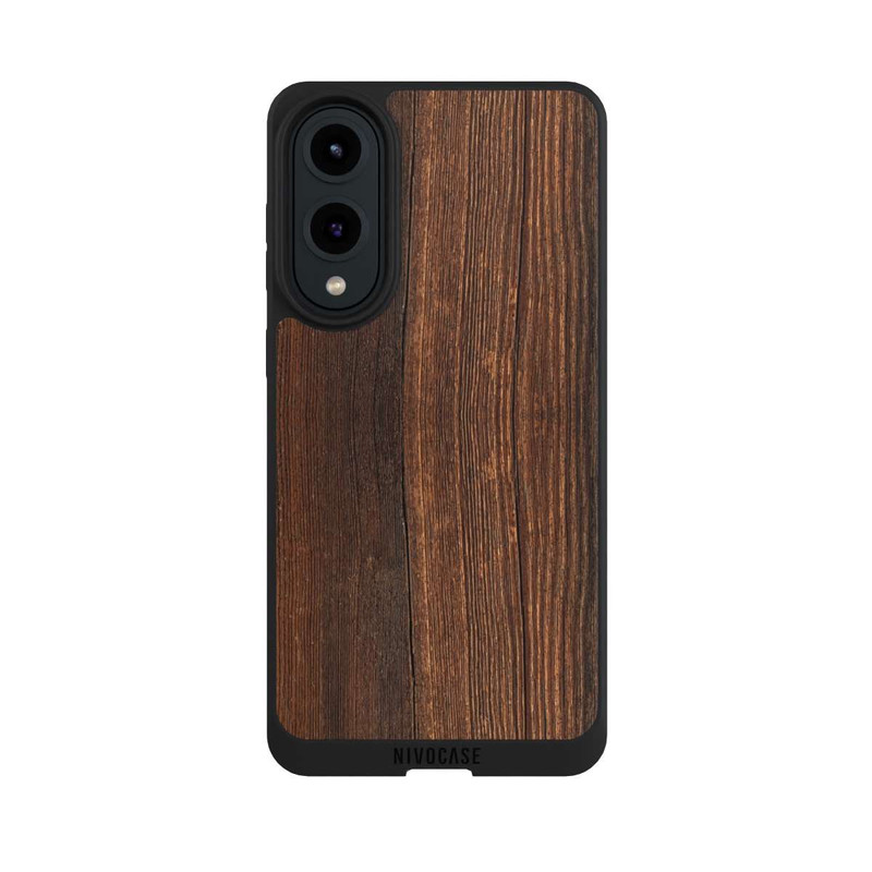 Galaxy S25 Edge NIVOpure Look Bois de Noyer