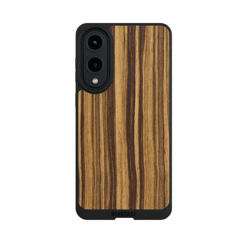 Galaxy S25 Edge NIVOpure Makassar Holzlook Hell