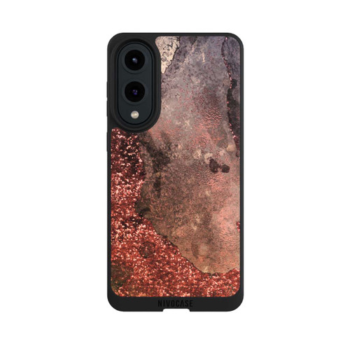 Samsung Galaxy S25 Edge NIVOpure  Brauner Glitzer Marmorlook