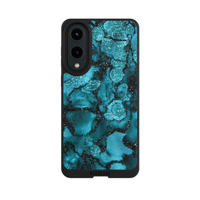 Galaxy S25 Edge NIVOpure Paillettes Bleues