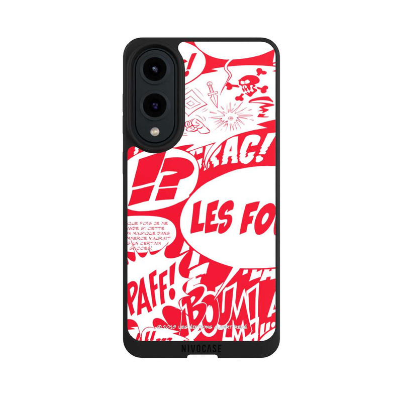 Galaxy S25 Edge NIVOpure Speech Bubbles Asterix Red