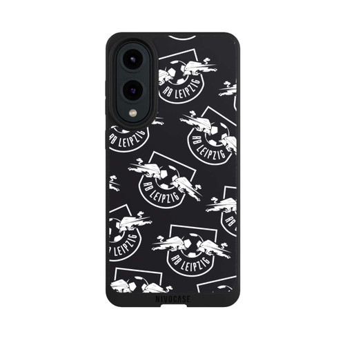 Samsung Galaxy S25 Edge NIVOpure Logos RB Leipzig Weiß auf Schwarz