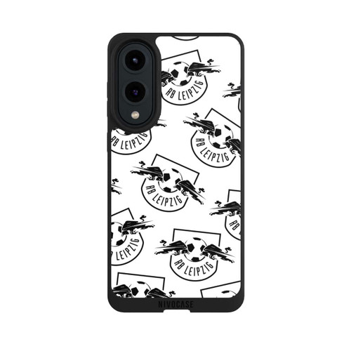 Samsung Galaxy S25 Edge NIVOpure Logos RB Leipzig Schwarz auf Weiß