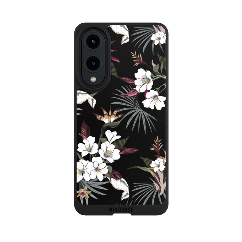 Galaxy S25 Edge NIVOpure Flowers Black