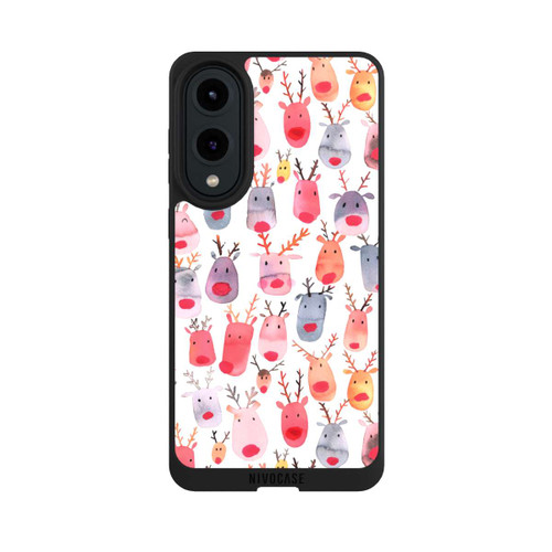 Samsung Galaxy S25 Edge NIVOpure Cute Reindeer Watercolor