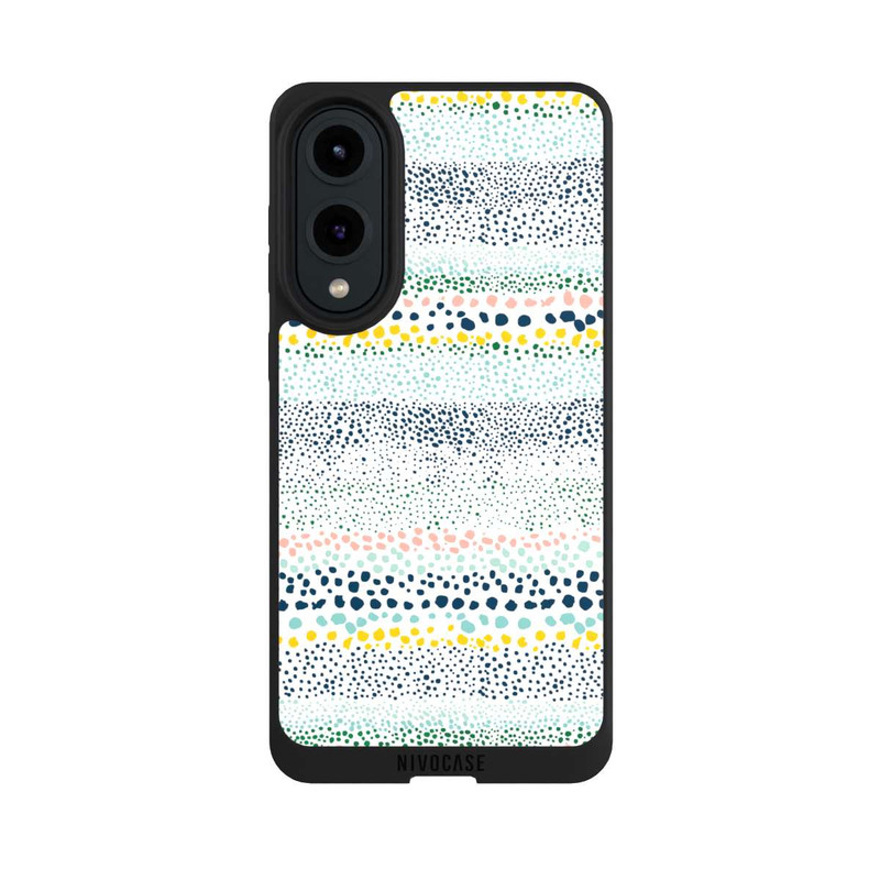 Galaxy S25 Edge NIVOpure Petits Points Blanc Texturé