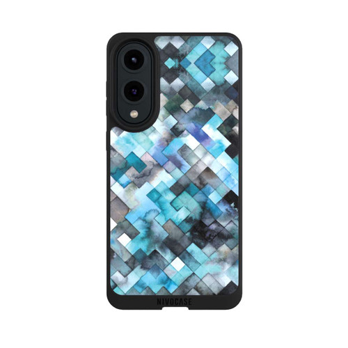 Samsung Galaxy S25 Edge NIVOpure Moody Geometry Blue
