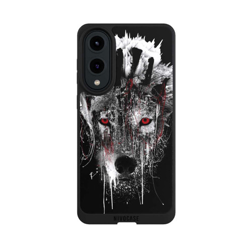 Samsung Galaxy S25 Edge NIVOpure Rote Augen Wolf