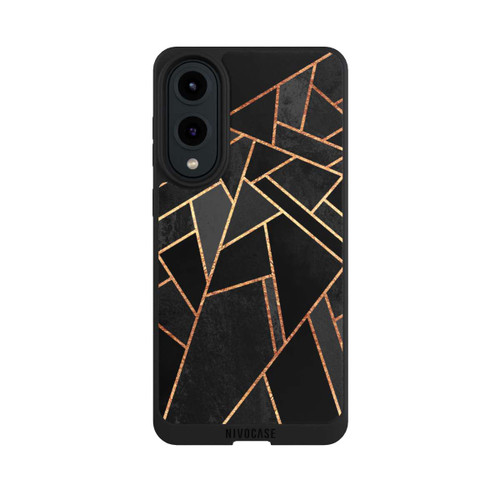 Samsung Galaxy S25 Edge NIVOpure Schwarze Nacht Gold Druck