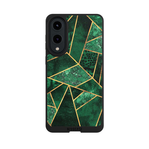 Samsung Galaxy S25 Edge NIVOpure Tief Smaragdgrün Golddruck