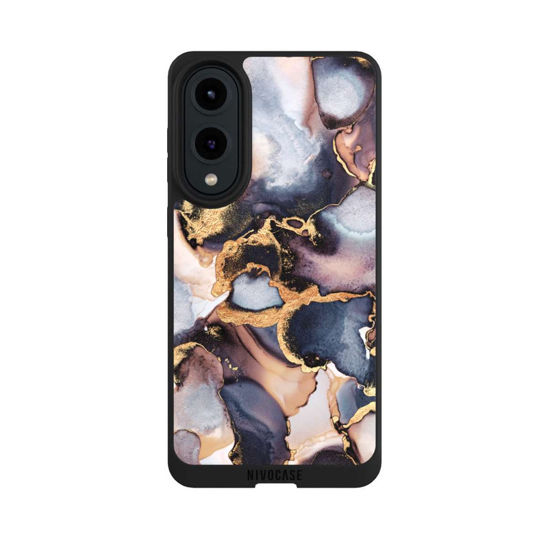 Galaxy S25 Edge NIVOpure Impression Dreamy Ink Gris Or