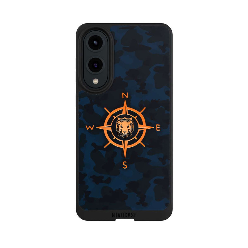 Galaxy S25 Edge NIVOpure Boussole Camo Bleu