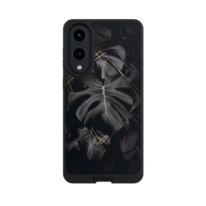 Galaxy S25 Edge NIVOpure Schwarze Blätter