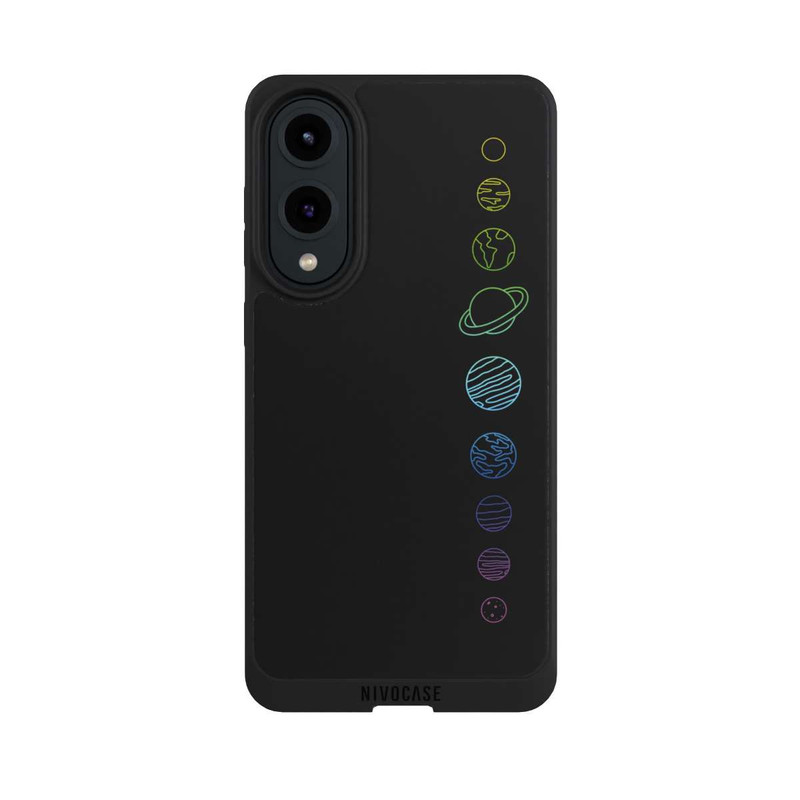 Galaxy S25 Edge NIVOpure Planètes colorées