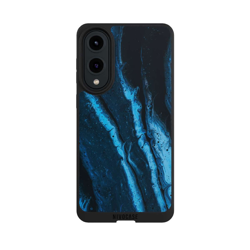 Galaxy S25 Edge NIVOpure Blue oil texture