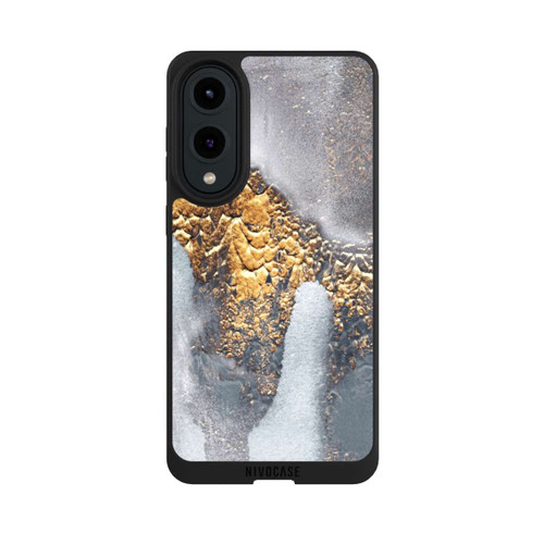 Samsung Galaxy S25 Edge NIVOpure Beton-Gold-Glitzerlook