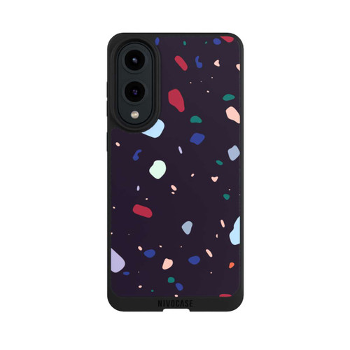 Samsung Galaxy S25 Edge NIVOpure Modern Dark Rounded Terrazzo