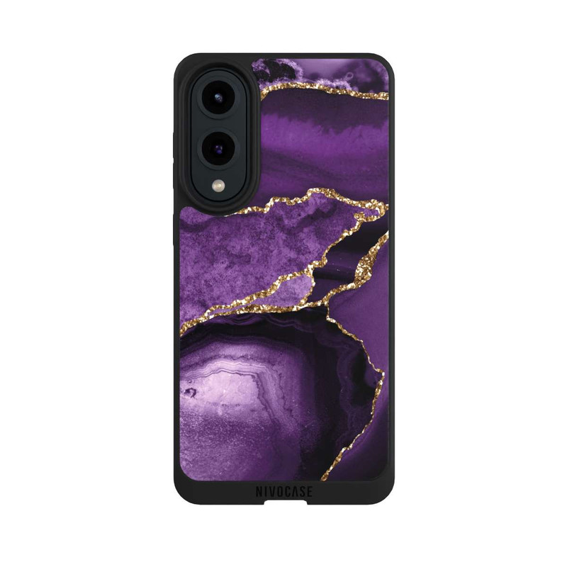 Galaxy S25 Edge NIVOpure Marbre Violet Paysage