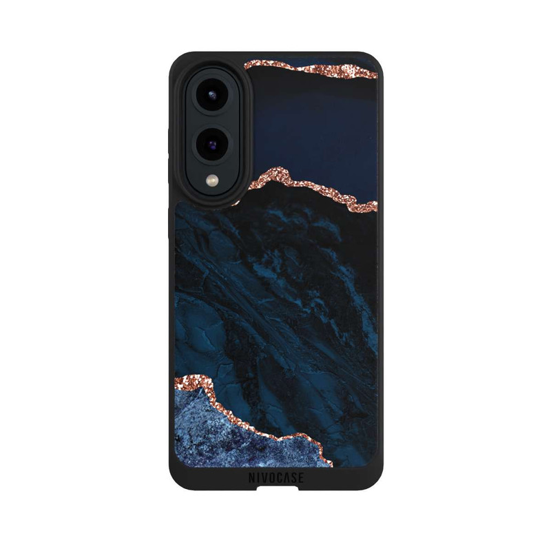 Galaxy S25 Edge NIVOpure Marbre Bleu Nuit
