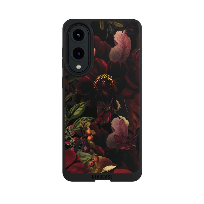 Galaxy S25 Edge NIVOpure Champ de Fleurs Foncé