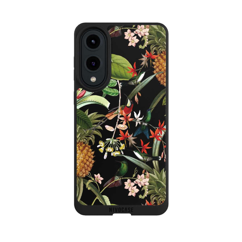 Galaxy S25 Edge NIVOpure Fleurs Exotiques Oiseau de Paradis