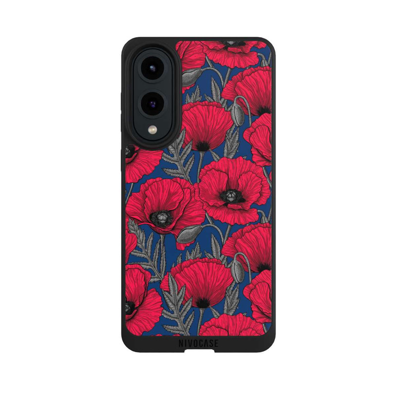Galaxy S25 Edge NIVOpure Jardin de pavots de nuit
