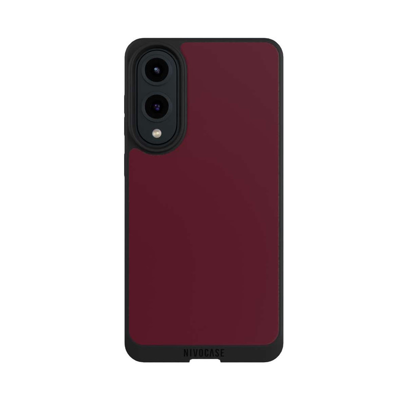 Galaxy S25 Edge NIVOpure Rouge foncé 1