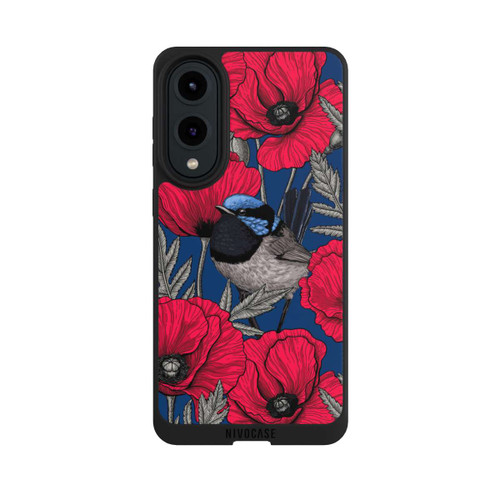 Samsung Galaxy S25 Edge NIVOpure Zaunkönige und Mohnblumen 2