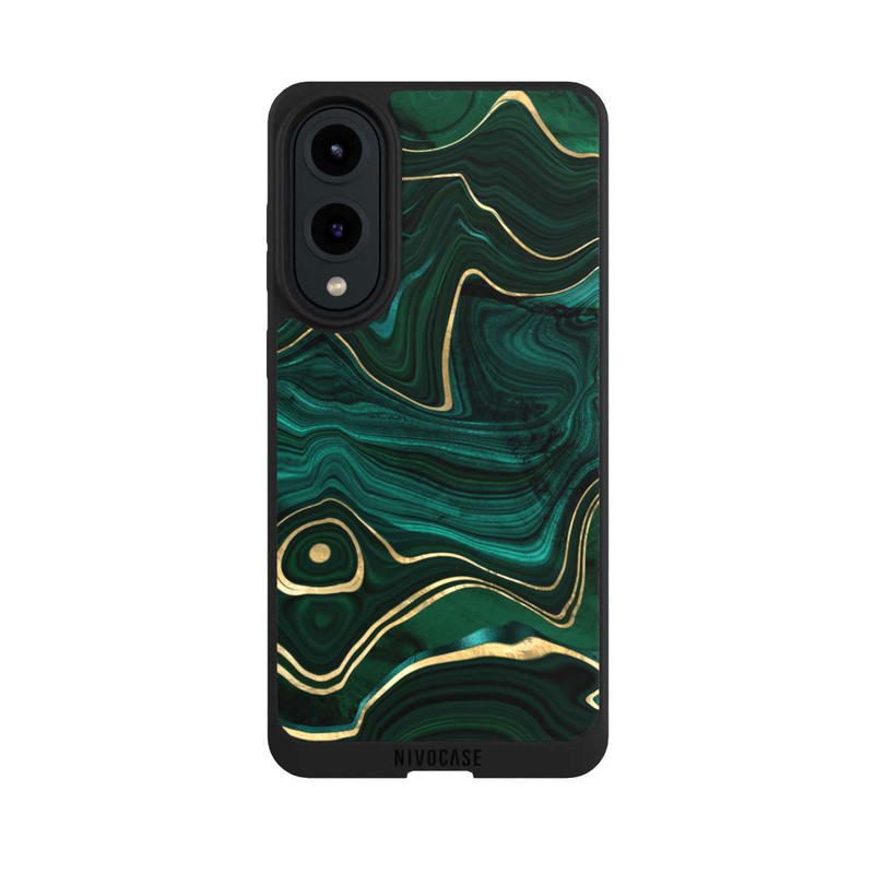 Galaxy S25 Edge NIVOpure Malachit Golddruck