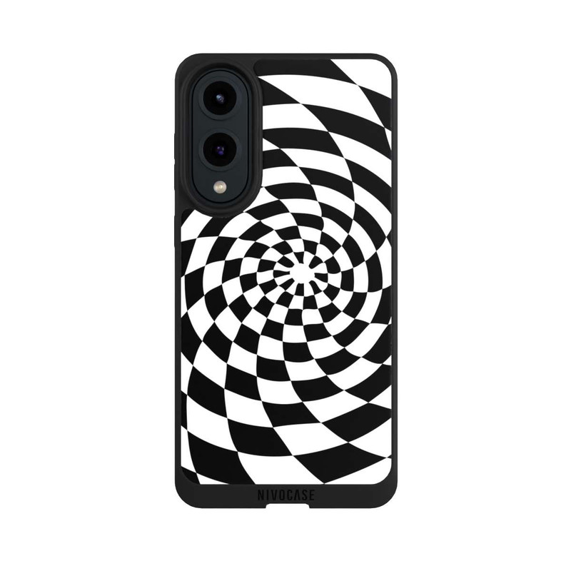 Galaxy S25 Edge NIVOpure Schwarz-Weiß Illusion