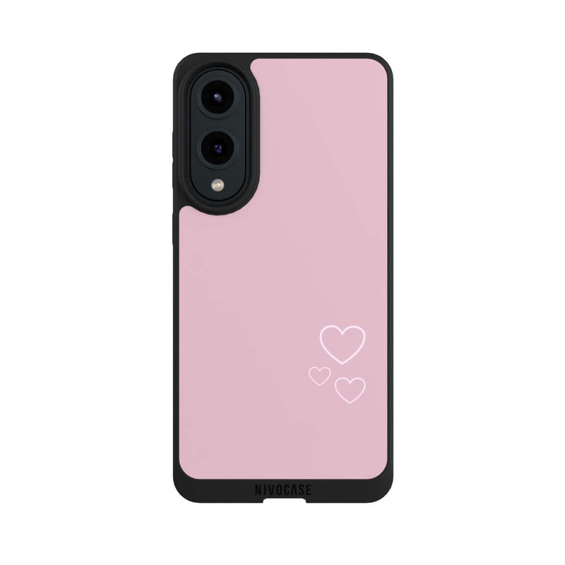 Galaxy S25 Edge NIVOpure Pink little hearts