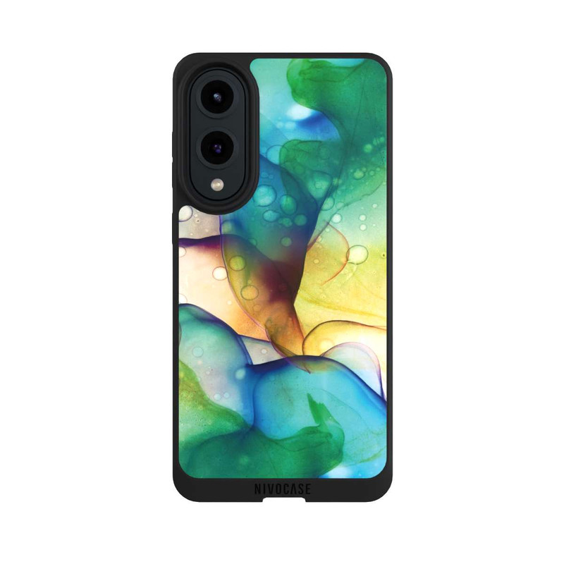 Galaxy S25 Edge NIVOpure Liquid Art Vert Prairie