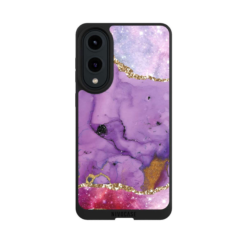 Galaxy S25 Edge NIVOpure Marbre glamour galaxie violet