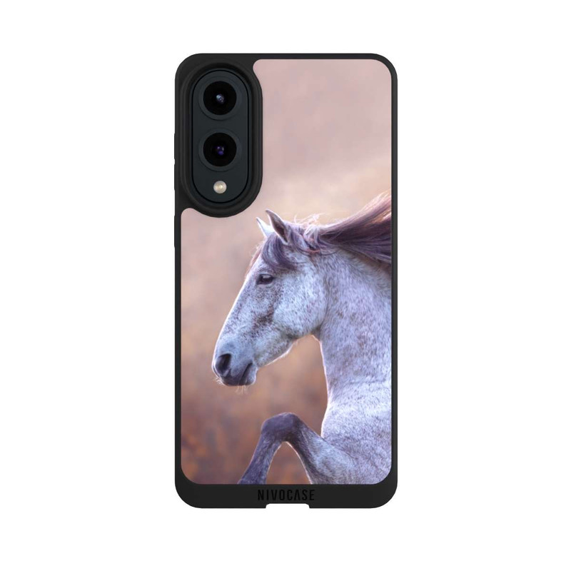 Galaxy S25 Edge NIVOpure Cheval sauvage blanc