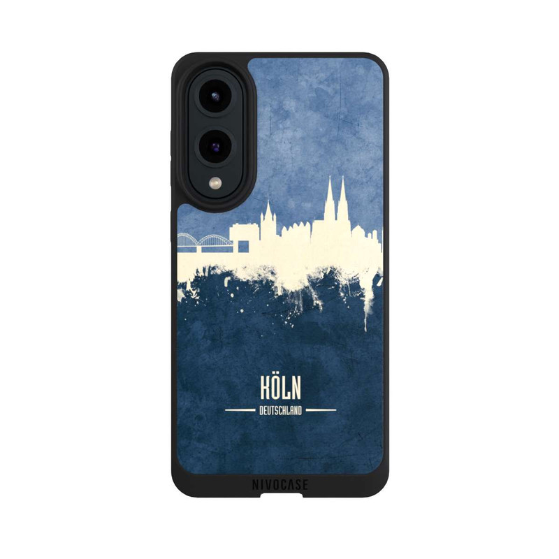 Galaxy S25 Edge NIVOpure Ligne d'horizon de Cologne Allemagne Marine