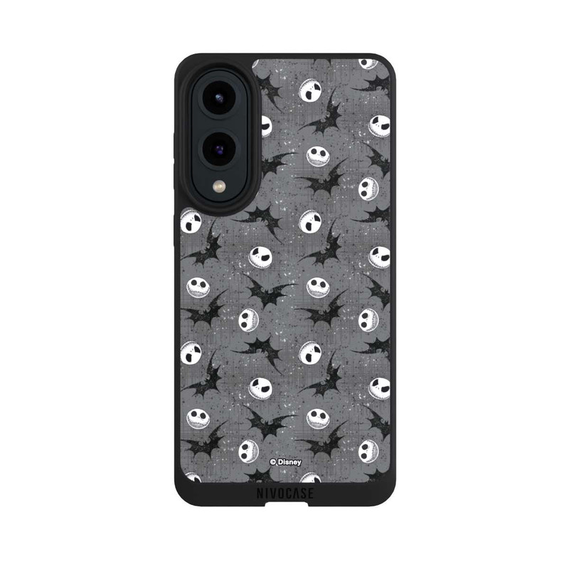 Galaxy S25 Edge NIVOpure Jack Grey Pattern Tim Burtons Nightmare before Christmas