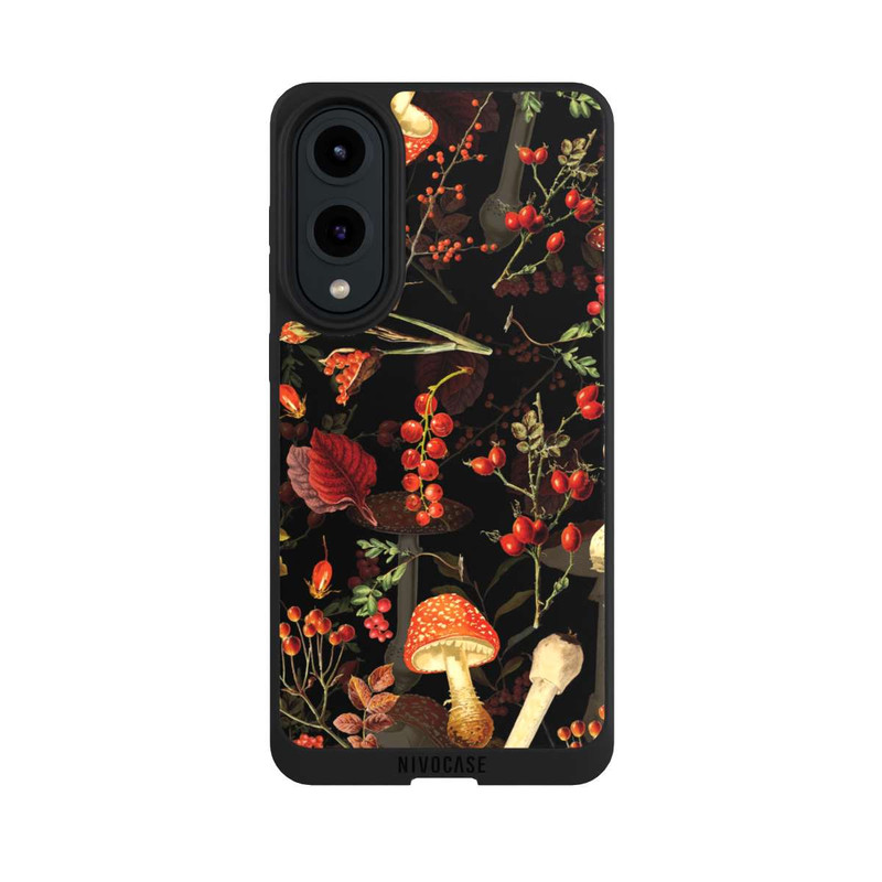 Galaxy S25 Edge NIVOpure Motif champignon foncé