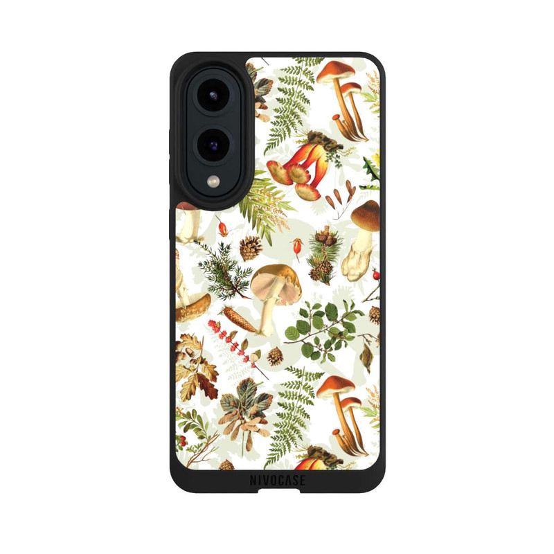 Galaxy S25 Edge NIVOpure Motif champignon blanc