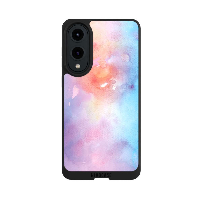 Galaxy S25 Edge NIVOpure Pinceau aquarelle couleurs claires