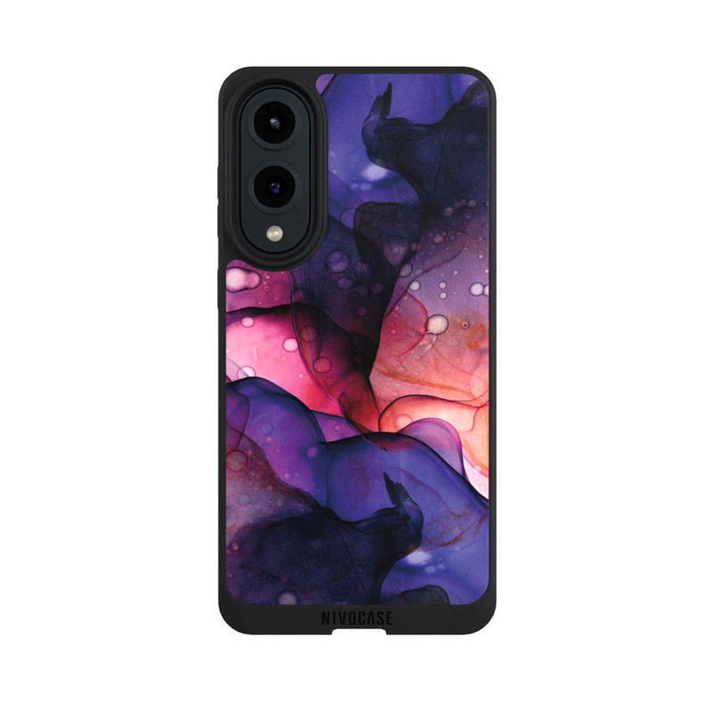 Galaxy S25 Edge NIVOpure Art Liquide Violet Rose